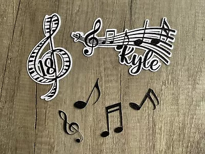 £5.95 • Buy Music Themed Cake Toppers, Cake Decorations, Personalised Music Cake Decorations