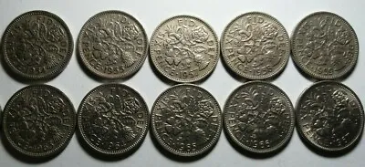£1.25 • Buy Sixpence/6p/6D George VI-Elizabeth II (1948-1967) - Free P&P 