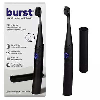 Curve Sonic Toothbrush Rechargeable Electric Toothbrush Built-in Timer • $29.98