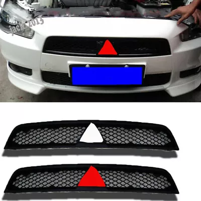 FOR Mitsubishi Lancer & Sportback Front Bumper Black Red Grille 2009-2015 1PCS  • $96.79