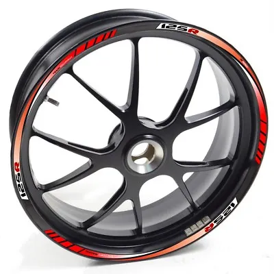 UKEN Sticker Wheel Rim Honda CBR 125 R125 R 125R Red Strip Tape Vinyl Adhesive • £23.99