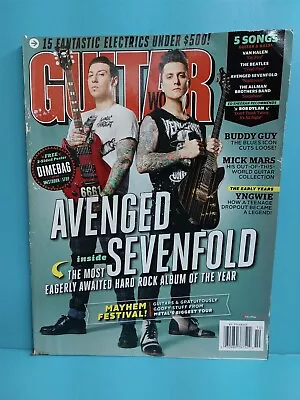 Guitar World Magazine - October 2013 - Avenged Sevenfold -mick Mars - Buddy Guy • $7.32