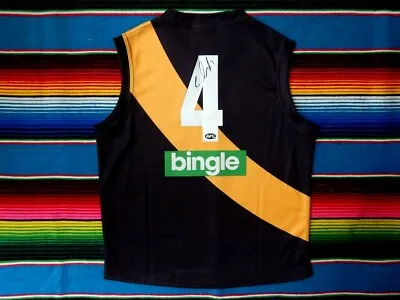 ✺Signed✺ RICHMOND TIGERS AFL Jumper DUSTIN MARTIN + TEAM COA Guernsey Jersey • $549.99