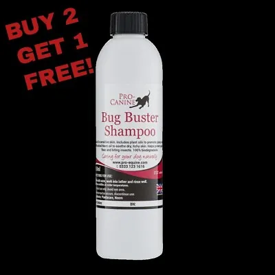 £12 • Buy Pet Shampoo-Flea, Mange, Dry Itchy Skin,100% Natural ***BUY 2 GET 1 FREE***