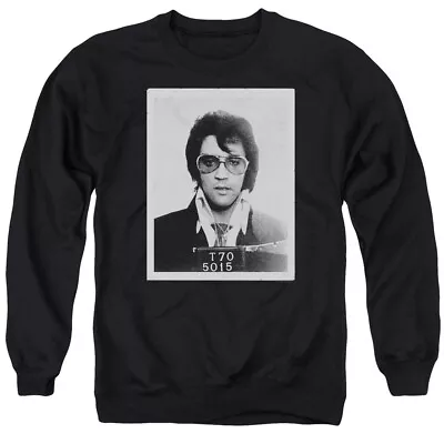 Elvis Presley Framed Crewneck Sweatshirt Licensed Music King Of Rock Black • $24.49