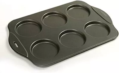 Norpro Puffy Muffin Top Pan Makes 6 Non Stick High Rise Crown 4  Wide .5  Deep • $18.57