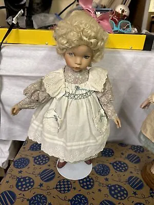 Vintage Dianna Effner Mother Goose Mary Mary Quite Contrary Porcelain Doll • $10