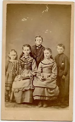 Children  Wit Books Vintage CDV Photo • $8.99