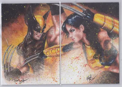 Glebe Wolverine X-23 Marvel Women Of Marvel 2 Card Sketch Card • $1500