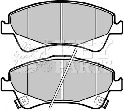 £35.28 • Buy Key Parts KBP2080 Disc Brake Brake Pad Set Front For Braking System Fits Toyota