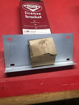 Vintage Automobile Rayline License Plate Bracket Kit In Box #597. 1950’s Chevy • $7.95