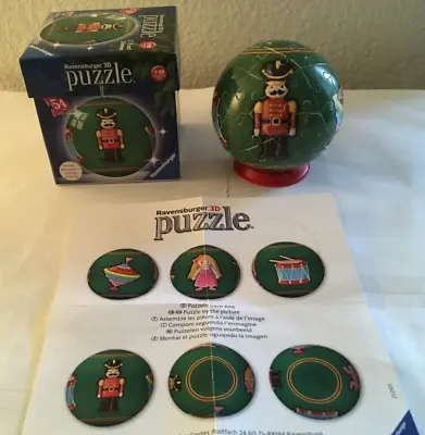 2014 Ravensburger 3D Puzzle Ornament Ball - Nutcracker - Harnickell Design • $24.95