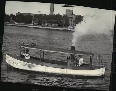 1950 Press Photo The Butch 26 Foot Steam Launch Runs Well In The Water • $15.99