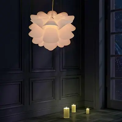 Boho Puzzle Pendant Lamp Shade Decorative Lampshade For Nursery Dorm Bedroom • £13.60
