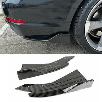 For Mercedes-Benz AMG35 AMG45 GT Rear Bumper Lip Splitter Diffuser Carbon Fiber • $45