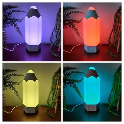 Ikea Pelarboj Pencil LED Table Lamp Night Light Fun Colour Changing PAT Tested • £19.50