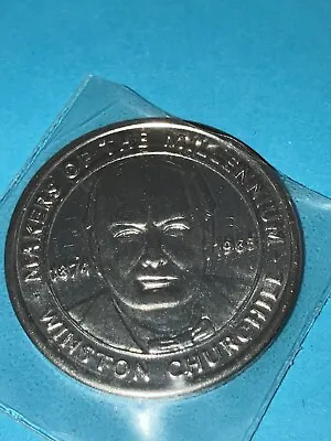 Winston Churchill Makers Of The Millennium Collectors Coin • £2