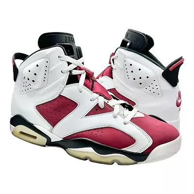 Air Jordan 6 Carmine Red White (CT8529-106) Men's Size 11 Preowned • $120