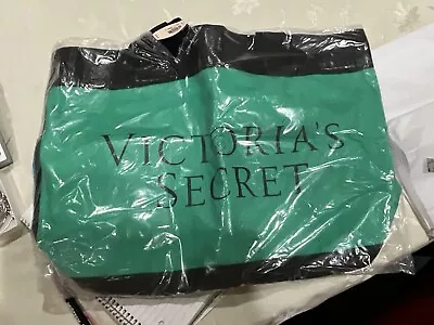 Victoria’s Secret Blue/Green Tote Beach Gym Shopping Bag 20x15 NWT • $22.22