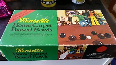 Vintage Henselite Carpet Biased Bowls • $45