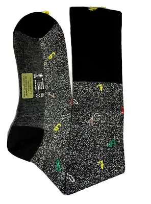 Versace Designer Socks Long Tall Size 12 Made In  ITALY Vintage 1990s • $70.71