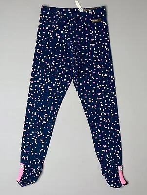 NWT MATILDA JANE Girls 10 Yrs Wonderment Blue Pink Rainbow Confetti Leggings • $24