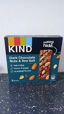 Box Of Kind Dark Chocolate Nuts And Sea Salt Bars 90g • £2.30