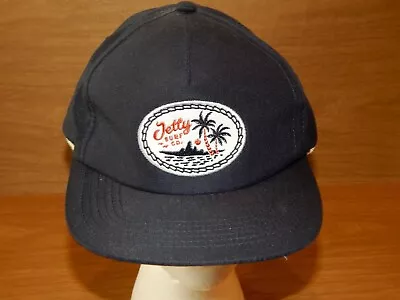 New W/o Tags Jetty Brand Marine Navy Blue & Palm Trees Baseball Style Hat / Cap • $19.99