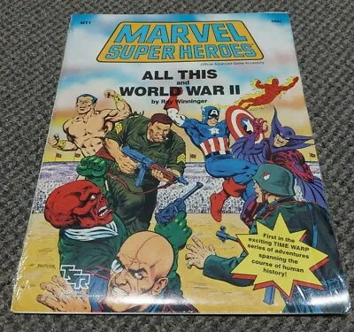 All This And World War II  Marvel Super Heroes Role Playing Game 6885 MT1 - New! • $64.95