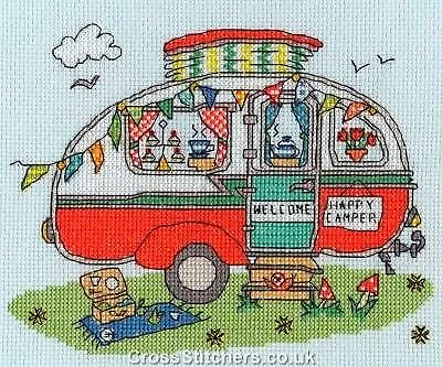 Sew Dinky Caravan - Bothy Threads Cross Stitch Kit • £13.77