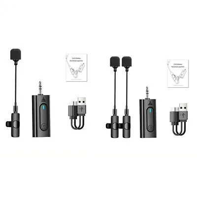 Easy To Use 2 4G Wireless Microphone For Teaching Yoga In Hand Or Lavalier Clip • £16.66