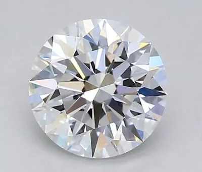 1.01 Ct ROUND Cut IGI Certified Lab Grown CVD Diamond D Color VVS2 Clarity STONE • $360