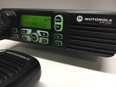 Motorola XPR4550 UHF 403-470mhz 40w Mobile Radio AAM27QPH9LA1AN  LATEST FIRMWARE • $399.99