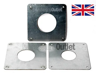 6  Chimney REGISTER PLATE Pipe Tube WASHERS Galvanised Or Black  CLEARANCE ZQ • £2.12