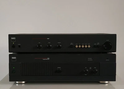 £495 • Buy NAD 1000 / 2400 PE Monitor Series Pre Power Amplifiers