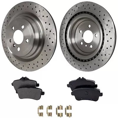 Rear Brake Disc Rotors And Pads Kit For Mercedes Mercedes-Benz ML63 AMG GL450 • $98.98