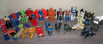 Huge PARTS  Lot Of 23 1980s Bandai Go Bots TONKA PARTS OR REPAIR SMALLFOOT CYKIL • $99