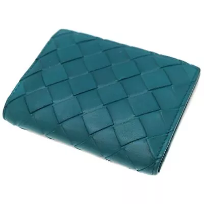 Bottega Veneta 707601 Bifold Wallet Leather Green • $756.76