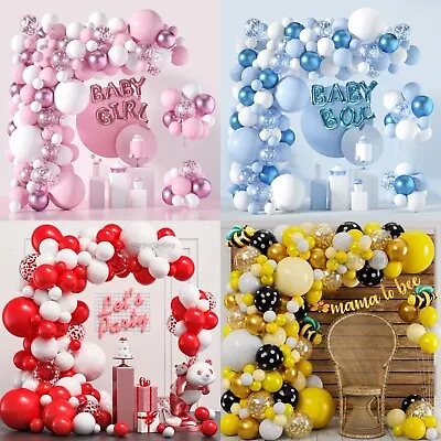 Balloon Arch Kit +Balloons Garland Birthday Wedding Party Baby Shower Decor UK2 • £8.85