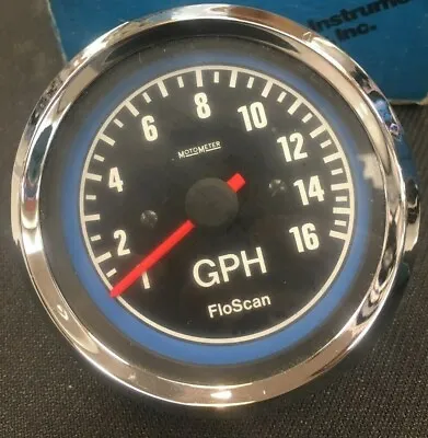 FloScan NOS 4016A Marine Fuel Monitor Meter Gauge  1-16 GPH (Gauge Only) • $197.99