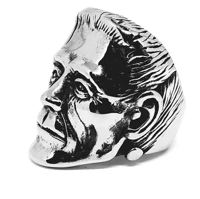 Frankenstein's Monster Ring Stainless Steel Halloween Horror Gothic Psychobilly • $16.99