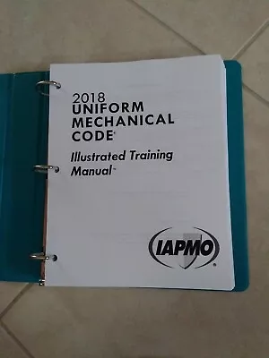 Uniform Mechanical Code 2018 Training Manual • $115