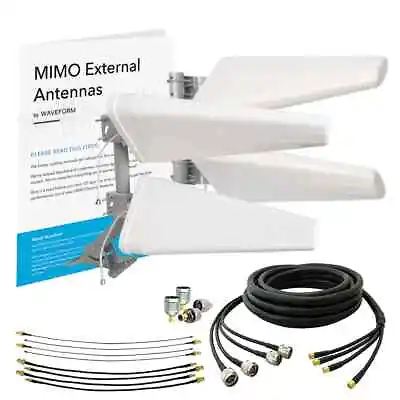 Open Box: MIMO 4x4 Log Periodic Antenna Kit For 4G/5G Hotspots & Routers • $329