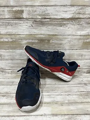 Reebok Z Pump Fusion Black/Red Athletic Running Men's Shoes AR2500 Sz 13 • $49.77