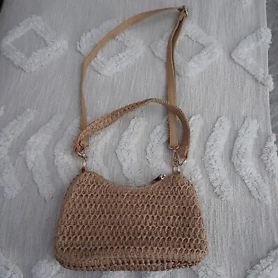 Raffia Shoulder Bag Handbag Bnwot • £5