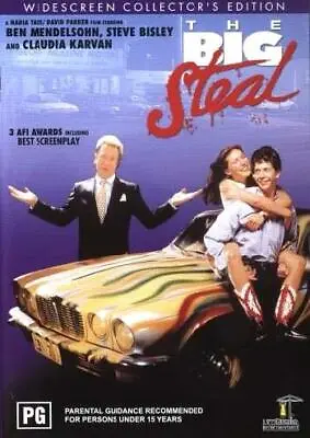 The Big Steal (DVD 1990 ) NEW Jaguars  Aussie Cars Ben Mendelsohn Steve Bisley • $14.99