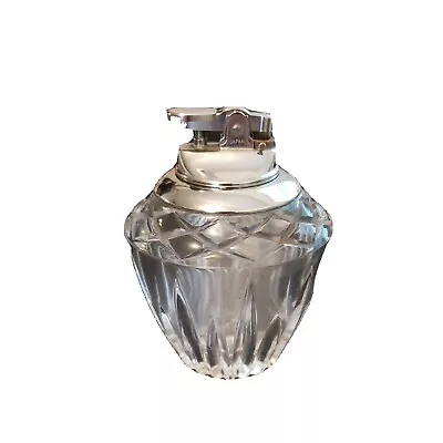 VTG Princess House Lead Crystal Glass Tabletop Butane Lighter 4.5in Japan • $18