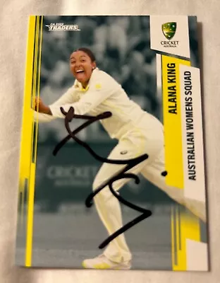 Signed 2022 Alana King Australian Cricket Card • $9.99