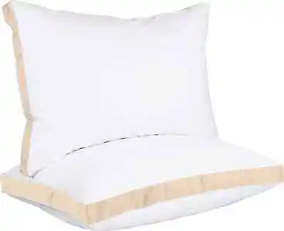 Gusset Bed Pillows Pack Of 2 For Sleeping King &  Queen Size Utopia Bedding • $34.17