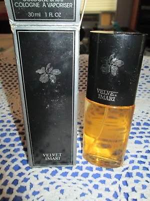 1998 Avon IMARI VELVET Eau De VINTAGE Cologne Spray 1 Fl Oz Perfume NEW In Box • $6.99